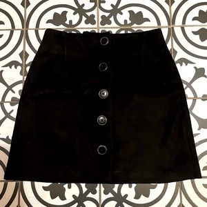 Bershka suede skirt